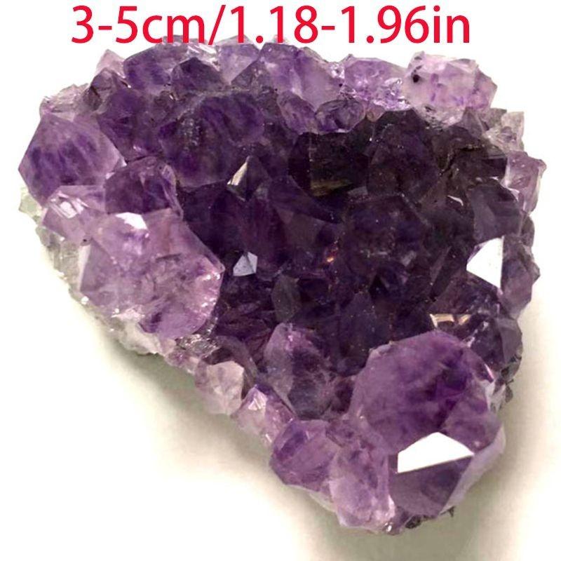 Natural Quartz Amethyst Geode Druzy Crystal Cluster Healing Decor Specimen