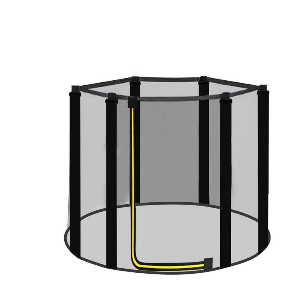 Круглый детский мини-батут с защитной сеткой, мягкой накладкой, ребаундер для улицы, для упражнений, домашние игрушки, батут, защитная сетка, защитный бортик