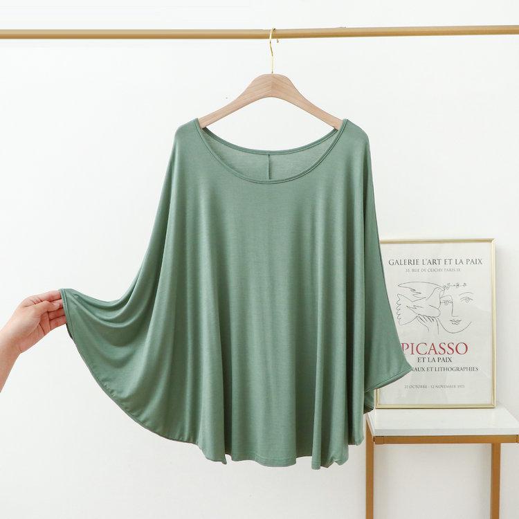 Plus Size 200 Jin Women's Batwing Sleeve Long Sleeve Modal T-Shirt