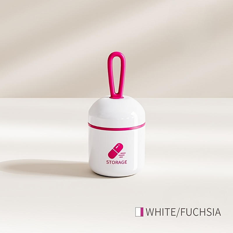 Портативная коробка для лекарств Герметичная коробка с отделениями для лекарств Напоминание о приеме лекарств Портативный контейнер для хранения лекарств