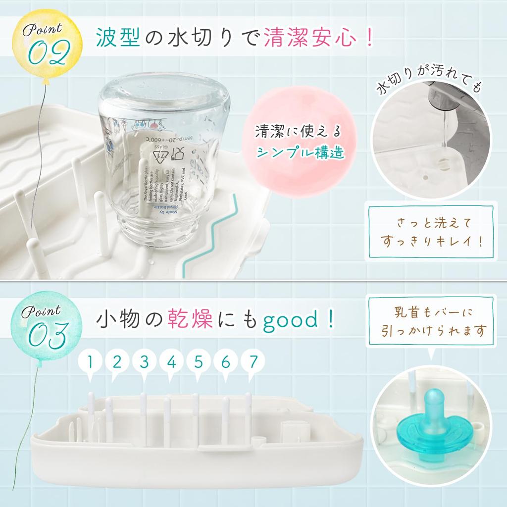 Набор для мытья детских бутылочек, щетка для мытья детских бутылочек, губка для моющего средства, сушилка для бутылочек для прогулок и путешествий [Mama Planet]