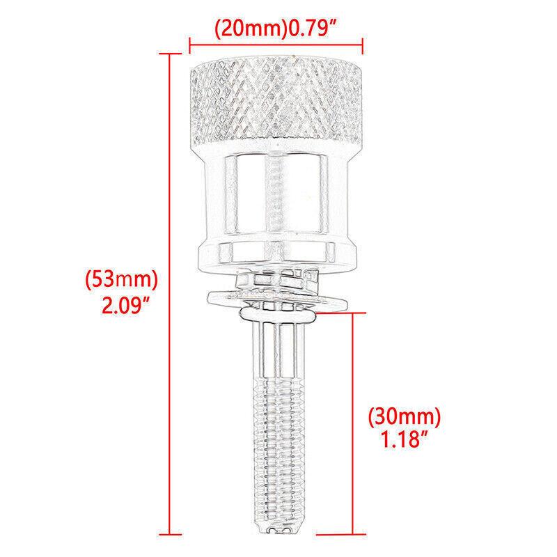 For BMW R Nine T R R9T Seat Bolt Seat Removal Screw Quick Release Knurled Black
