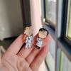 Children's Creative Cartoon Character Brooch Women's Niche Design Cute Pin Alloy Anti-light Buckle