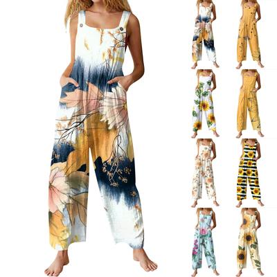 Женские повседневные комбинезоны, комбинезоны с регулируемыми бретелями, летние без рукавов, милые удобные комбинезоны с карманом