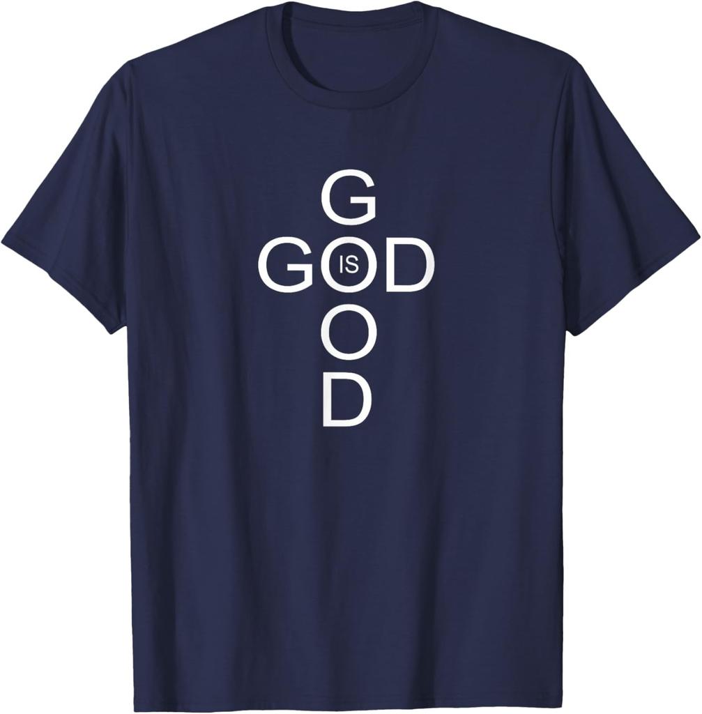 God is Good fun Christian cross design T-Shirt