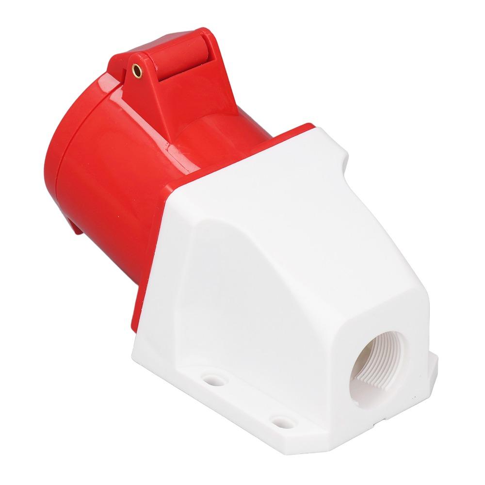 2 Set IP44 Waterproof Industrial Socket 380-415V Surface Mounted Socket Electrical Connection