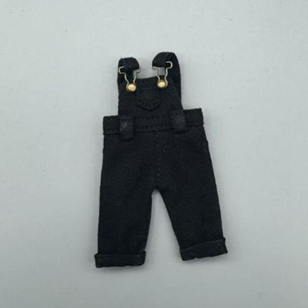 Mini Cute Jeans Trousers Shirt Denim Pants T-shirt Tops for 1/12 BJD Dolls for Ob11 Ymy Dolls
