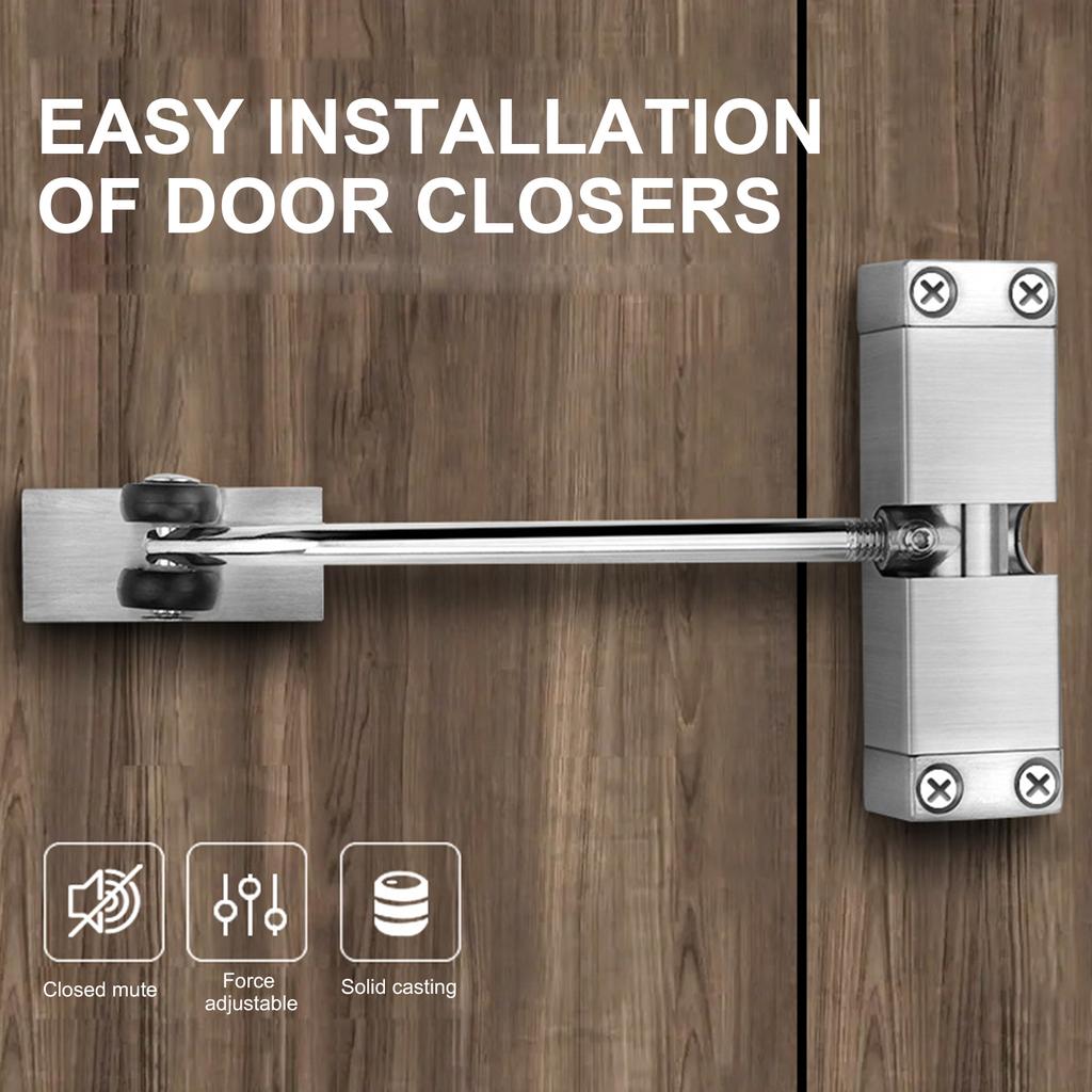 Автоматический доводчик двери Регулируемый пружинный доводчик двери Тихий пружинный доводчик двери Модернизация для дома и офиса