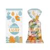50PCS Happy Easter Biscuit Bags Egg Bunny Chick Gifts Box Easter Candy Bags  Party Decoration