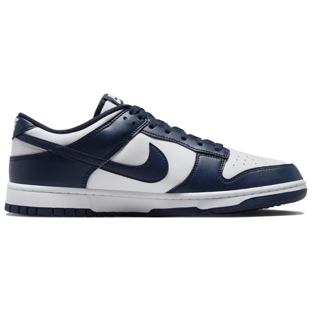 Новые Nike Dunk Low Белый Полуночный Синий HF5441-107