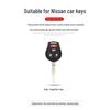 Чехол для ключей с пряжкой для моделей Nissan Sylphy, Tiida, Sunny и March