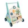 Children's Multifunctional Anti-Rollover Stroller Walker with Educational Toys