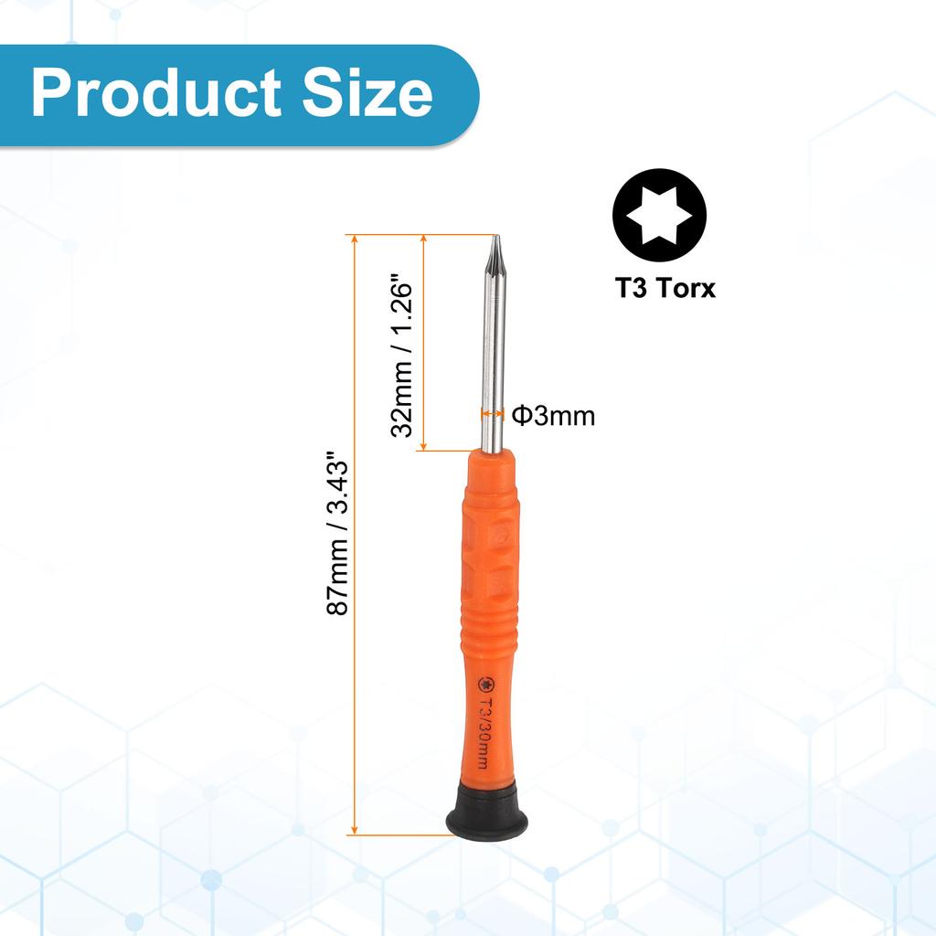 2/5/10 шт. PH1.2-PH2 SL1.5 SL2 Мини Torx Крестовая Y-образная Пятизвездочная Шлицевая Отвертка 3 мм Хвостовик Ремонт Мелкой Бытовой Техники