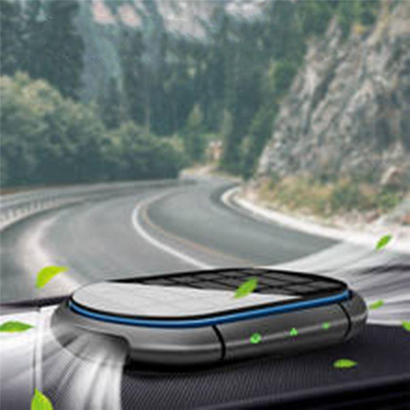 Август. Отрицательный генератор USB Солнечный Для Автомобильного Освежителя Воздуха С Трехслойным Фильтром Для Использования В Салоне Автомобиля Для Автотоваров Черный