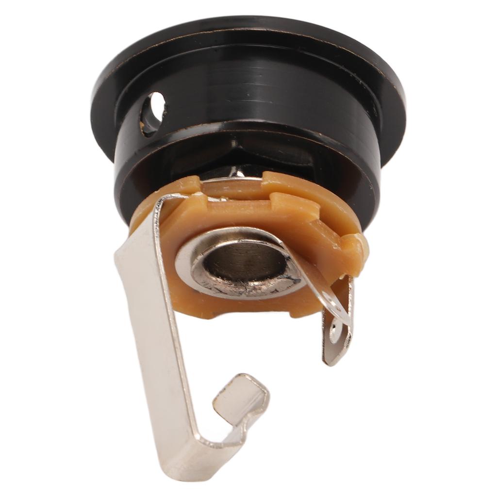 Гитарный стерео выходной разъем утолщенный круглый чашеобразный металлический выходной разъем для электрогитары TL