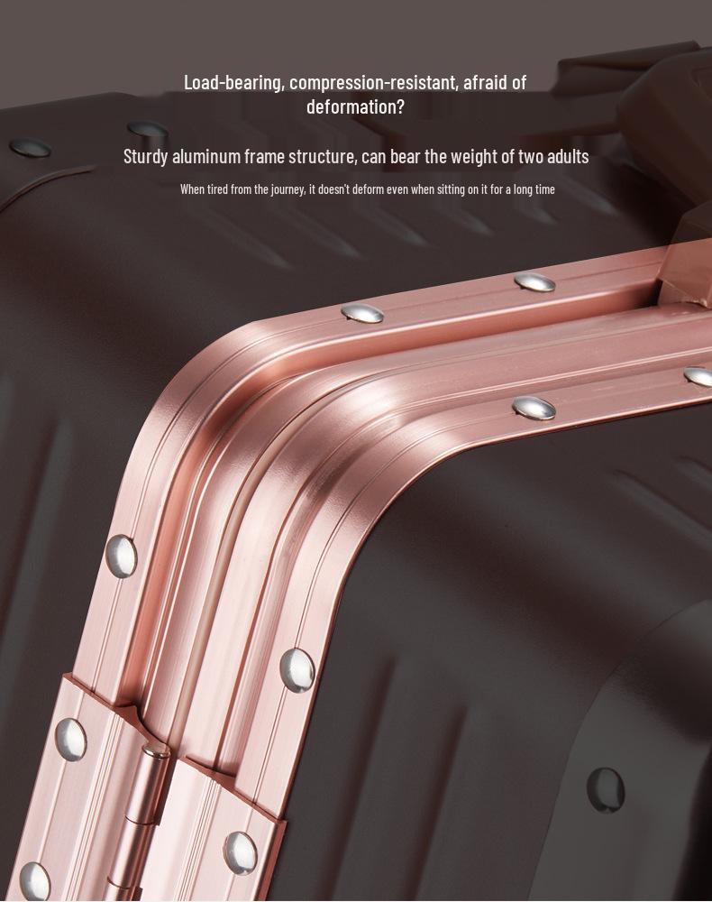 Чемодан с алюминиевой рамой и универсальными колесами: Варианты ручной клади 20", 24", 26" и 28" для студентов и путешественников