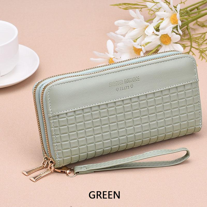 Длинный кошелек женский высококачественный модный кошелек большой емкости изысканный мягкий кошелек клатч женский