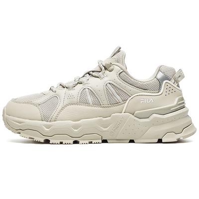 Trek 1S Сетчатая ткань Синтетическая кожа Удобные Прочные Низкие Повседневные Кроссовки Женские кроссовки Шампань Серебристо-серый F12W242119FPS