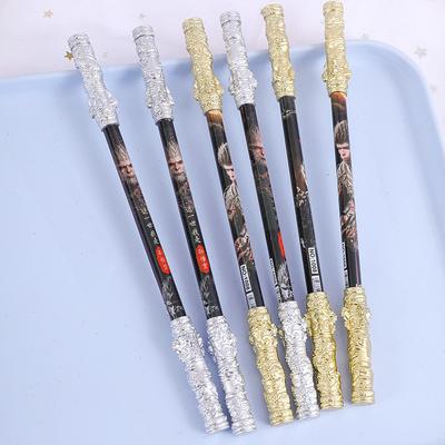10 шт. WuKong Game Golden Cudgel Pen Spinning 0,5 мм забавные нунчаки школьные канцелярские принадлежности подарки игрушки.