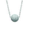 [L3908] - Silver Necklace 'Sissi' Silver White (rhodium-plated) - 10 Mm