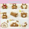 Bear Bread Plush Toy Animal Stuffed Doll Bedroom Decoration Kids Cute Gifts