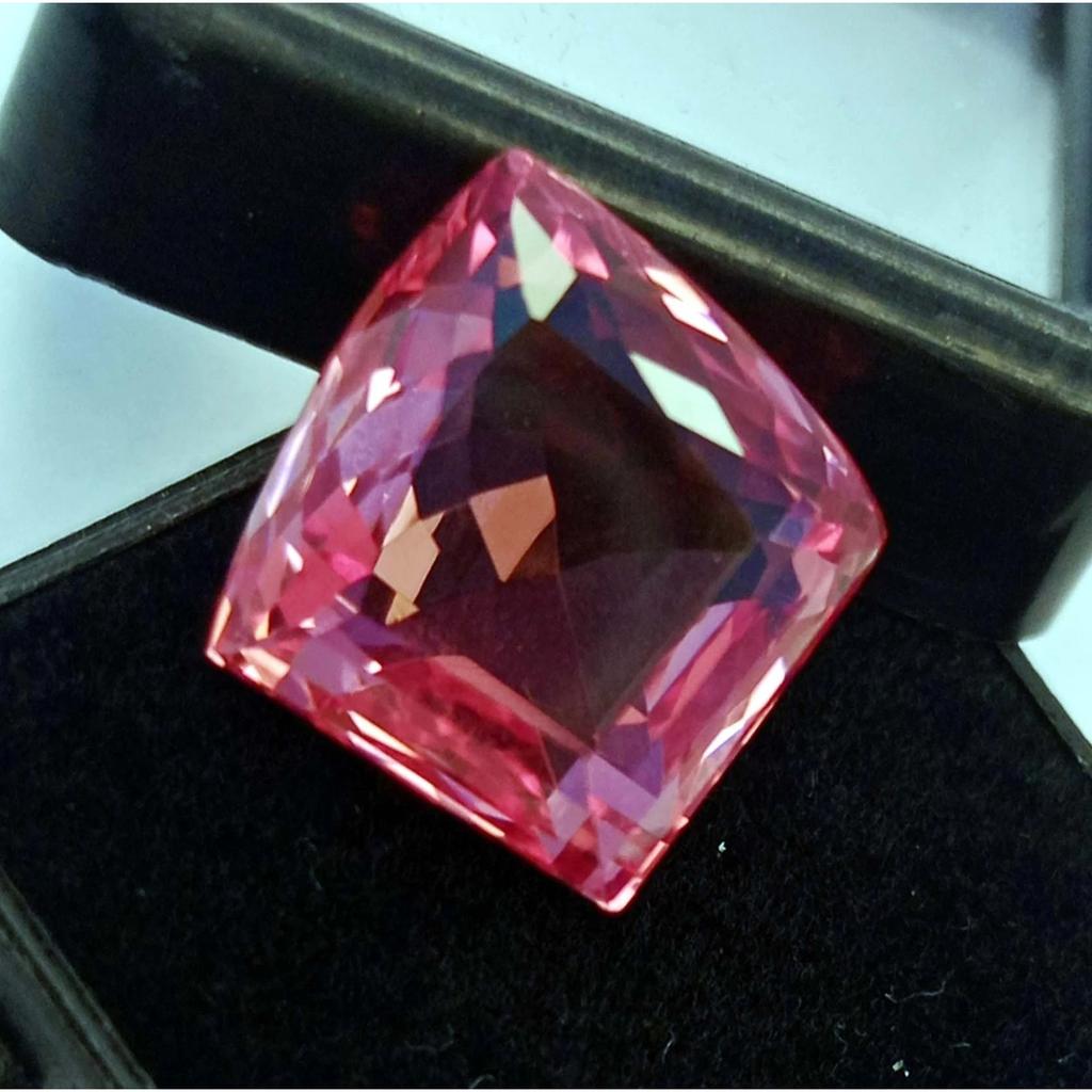 Natural Padparadscha Sapphire 17-19 Ct Fancy Cut Certified Stunning Gemstone