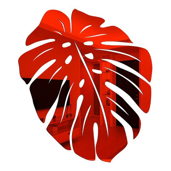 Полезная 3D-эффектная декоративная наклейка на стену в виде листа, удобная износостойкая наклейка на стену в виде листа