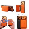 Magnetic Leather Phone Case With Card Slot Stand IPhone 15 14 13 12 11 Pro Max