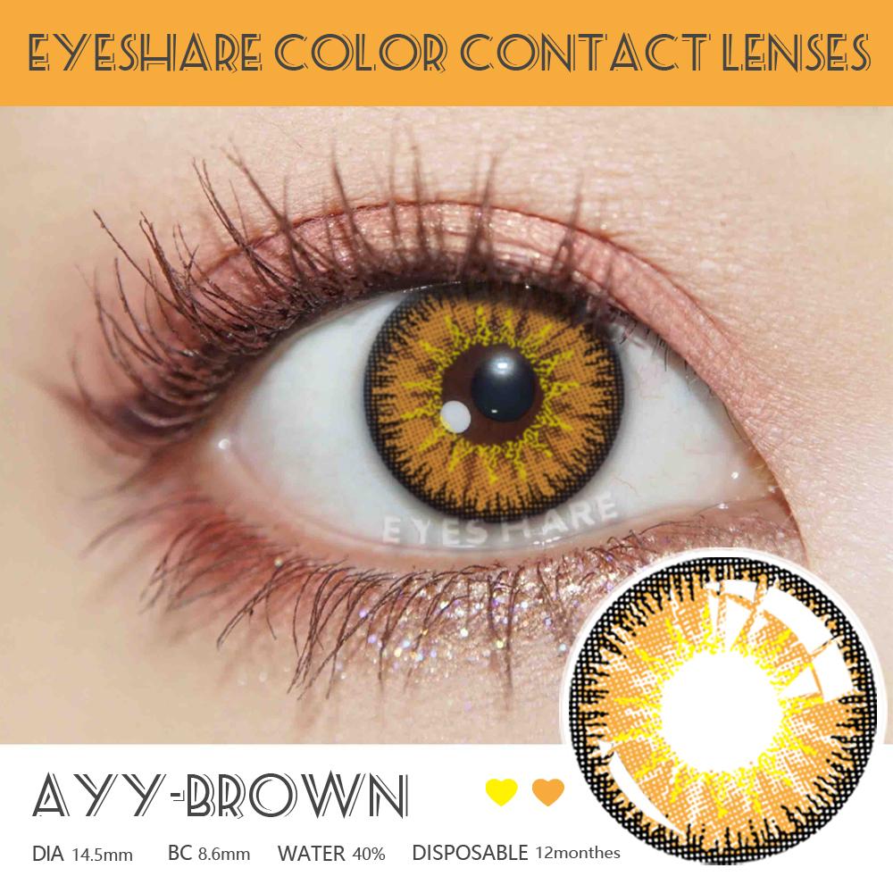 Eyeshare Cosplay Contact Lenses Big Eye Anime Colored Contactlen Blue Lens Red Contact Fashion Soft Color Cosmetic Lenses for Halloween