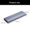 Металлический корпус-бокс для HDD USB 3.2 Type C, безвинтовая установка, совместимость с несколькими платформами, для дисков 2230-2280