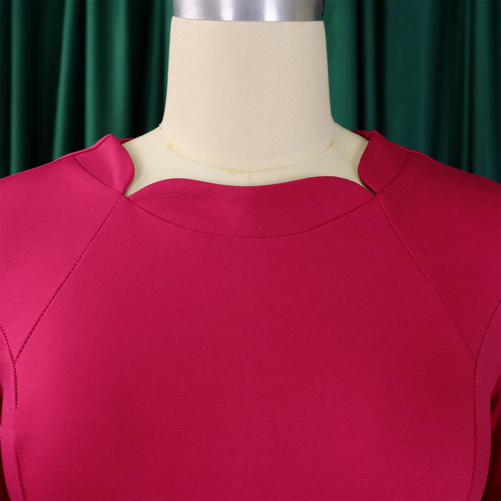 YYFS Женская мода на лето и весну, однотонное повседневное платье с коротким рукавом и квадратным воротником с высокой талией