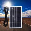 2W 5V Солнечная панель с портом постоянного тока Поликристаллическая кремниевая солнечная батарея DIY Водонепроницаемый портативный кемпинг