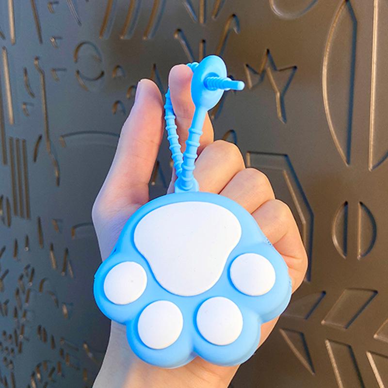 Мини Кошечка удачи Кошечка монета брелок и сумка для наушников подарок