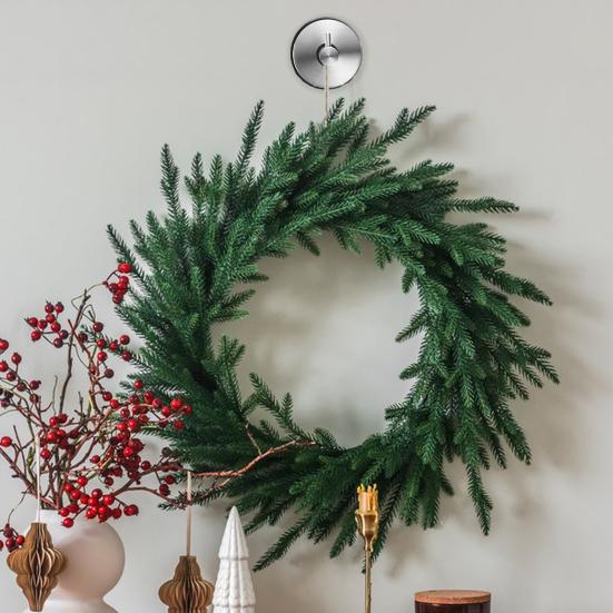 Yousheng 2 шт. Крючки на присосках для дверных венков, водонепроницаемые декоративные крючки-кольца для душа, без сверления, держатель для полотенец для входной двери, стеклянных окон, ванной комнаты