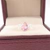 Morganite Gemstone Ring 925 Sterling Silver Handmade Jewelry Gift For Girlfriend RR-59-7