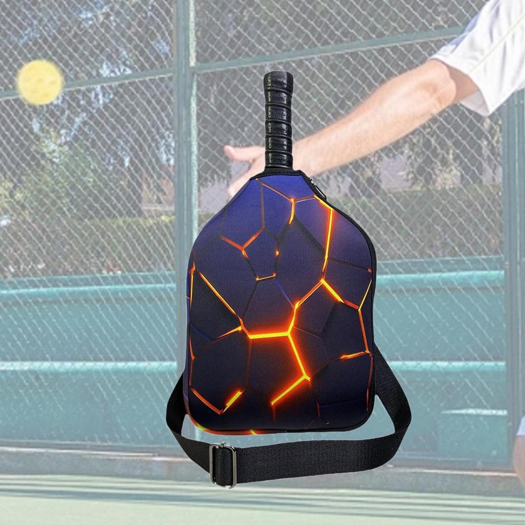 Neoprene Paddle Cover Pickleball Racket Cover for Indoor Outdoor Practice