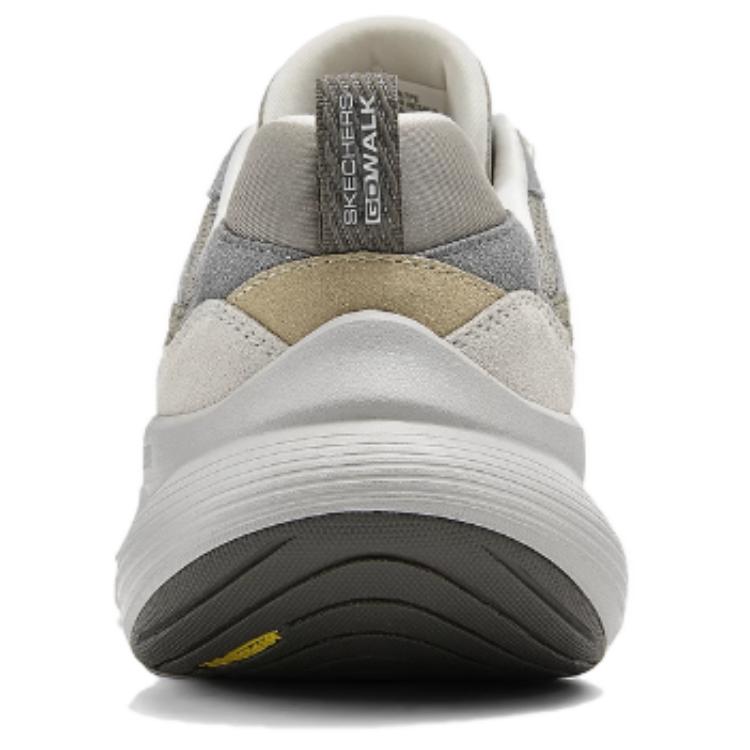Skechers Мужские удобные универсальные кроссовки Go Walk с амортизацией, низкие, повседневные, мужские кроссовки, серый-белый, 216588-TPE