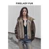 Fu Zhien CHIC PARKA Bonfire Stories Coyote Fur Collar Parka