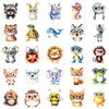 50 Creative Anthropomorphic Animal Graffiti Stickers Cultural Glasses Starfish Decorative Mobile Phone Case Refrigerator Stickers