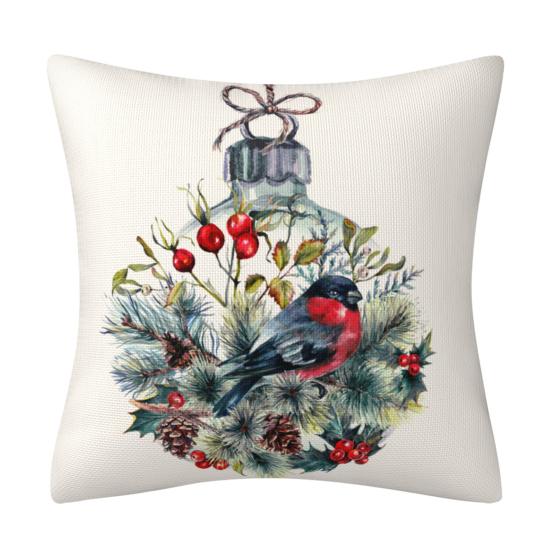 Декоративная наволочка, мягкая пылезащитная моющаяся модная рождественская наволочка, предметы домашнего обихода