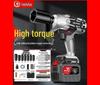 High-Torque Brushless Electric Impact Wrench with Lithium Battery for Auto Repair
