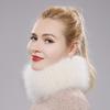Новый женский шарф из натурального лисьего меха, женские натуральные шарфы-кольца из лисьего меха, милая эластичная вязаная повязка на голову из натурального лисьего меха для девушки