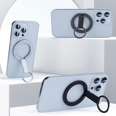 Магнитный металлический держатель-кольцо для телефона и подставка с MagSafe