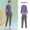 2025 Women's Slimming Morning Run Yoga Set - Long Sleeve Quick-Dry Fitness Outfit