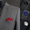 1PC Lapel Pin Collar Pin Flower Brooch Pocket Towel Jewelry Hight Quality Accessories