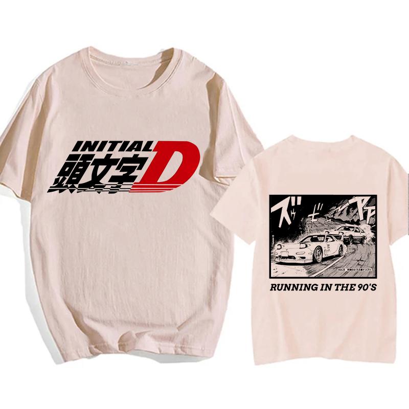 Redsuns Мультяшные Готические Топы Японское Аниме Initial D Европейский Размер Футболка AE86 Забавная Харадзюку Манга Футболка Мужская Графическая Футболка Мужская
