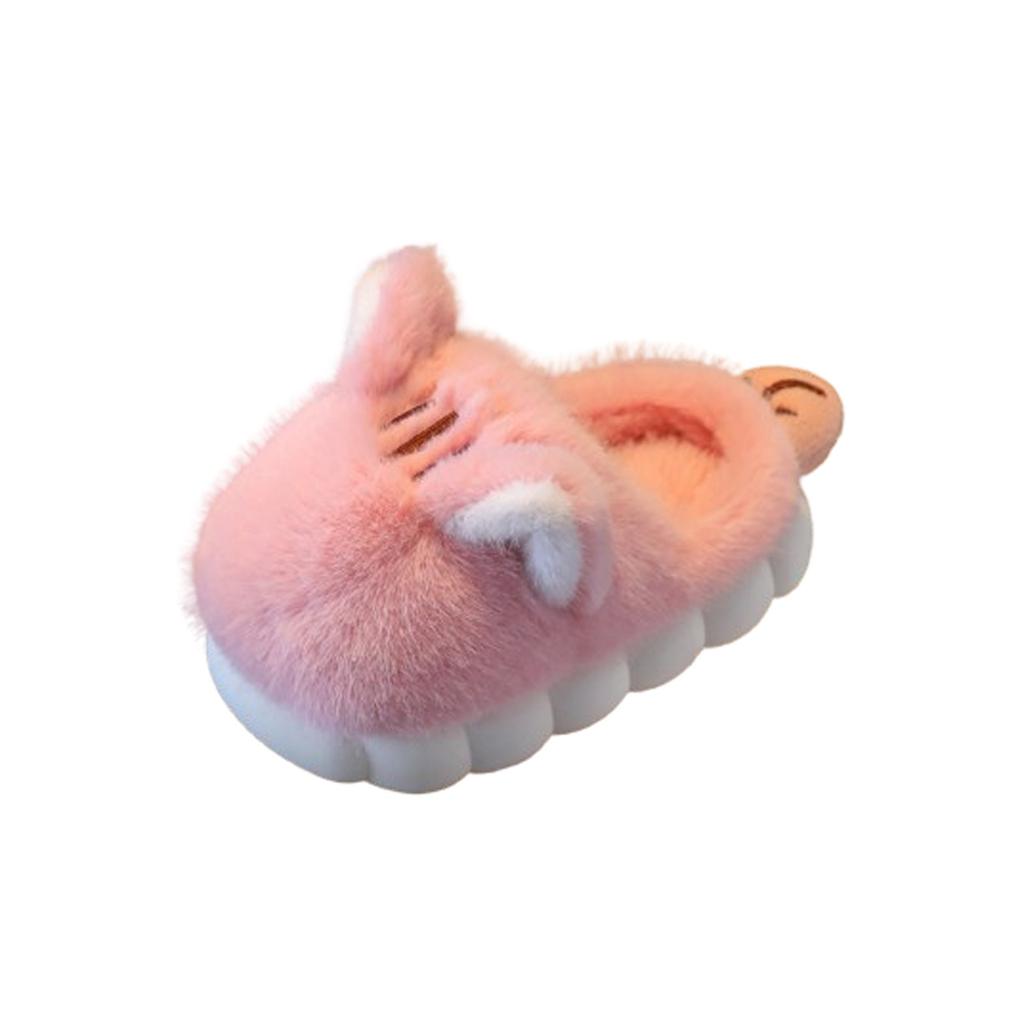 Детские хлопковые тапочки зимние мультяшные милые теплые толстые мягкие плюшевые хлопковые туфли