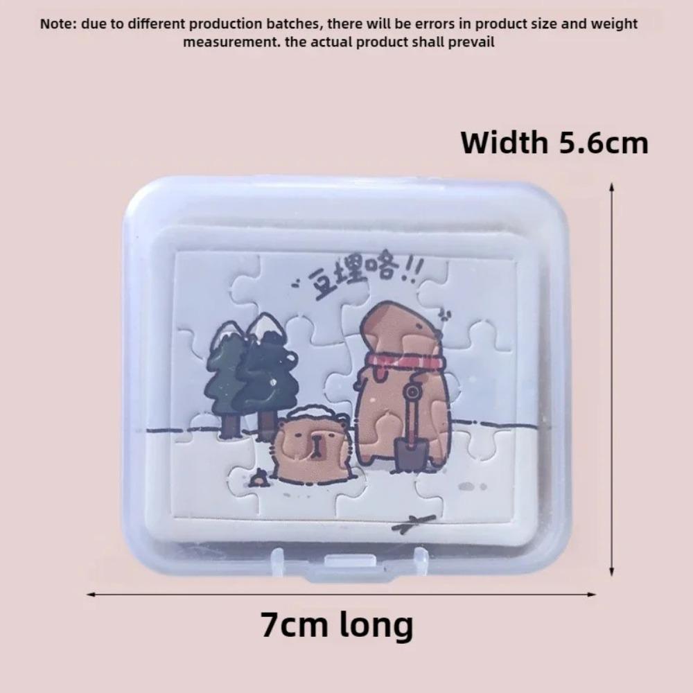 5PCS Animal Educational Toy Capybara Mini Puzzle New Jigsaw Puzzles Party Favors