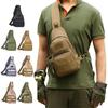 Sling Shoulder Bag Men Outdoor Hiking Camping Army Hunting Fishing Bottle Chest Pack Sling Backpack