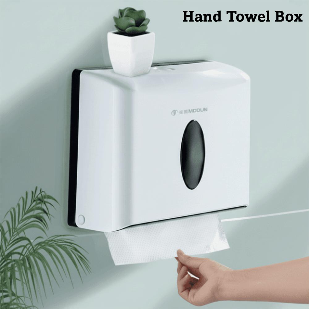 Wall-mounted Toilet Paper Box ABS Paper Towel Storage Tissue Dispenser Commercial Toilet